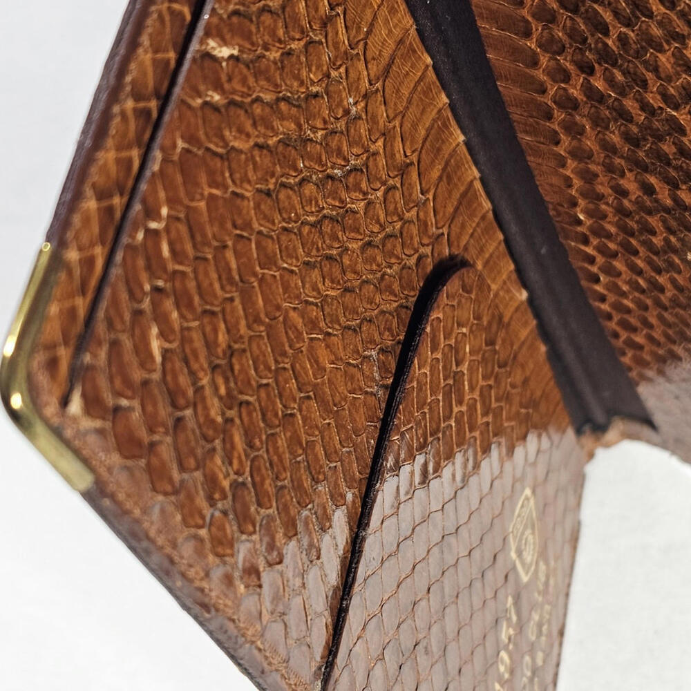 Vintage 1957 Ford Cobra Snake Skin Wallet 300-500 Club Membership Banquet MCM - Picture 9 of 11